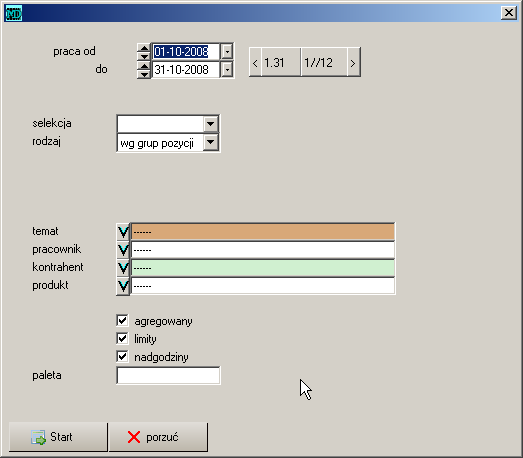 Rysunek 1.12: Wprowadzanie limitów Rysunek 1.