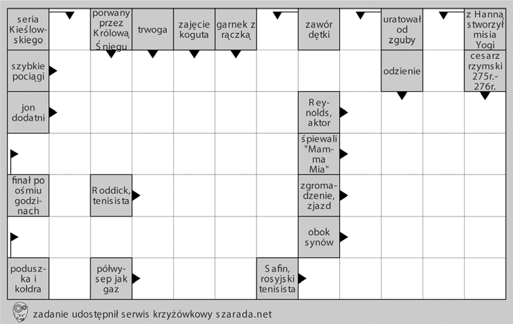 ROZRYWKA 31 HOROSKOP BARAN Zapowiada się spokojny tydzień. Barany, które żyły w ciągłym biegu znajdą czas na złapanie oddechu. Niewykluczone, że zatęsknisz za kimś.