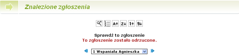 Etap III weryfikacja zgłoszeń Gdy lista preferencji na wydrukowanym zgłoszeniu różni się od listy wyświetlanej w systemie, należy je odrzucić.