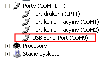 3. Instalacja konwertera w systemie Konwerter należy przyłączyć do wolnego gniazda USB w komputerze PC.