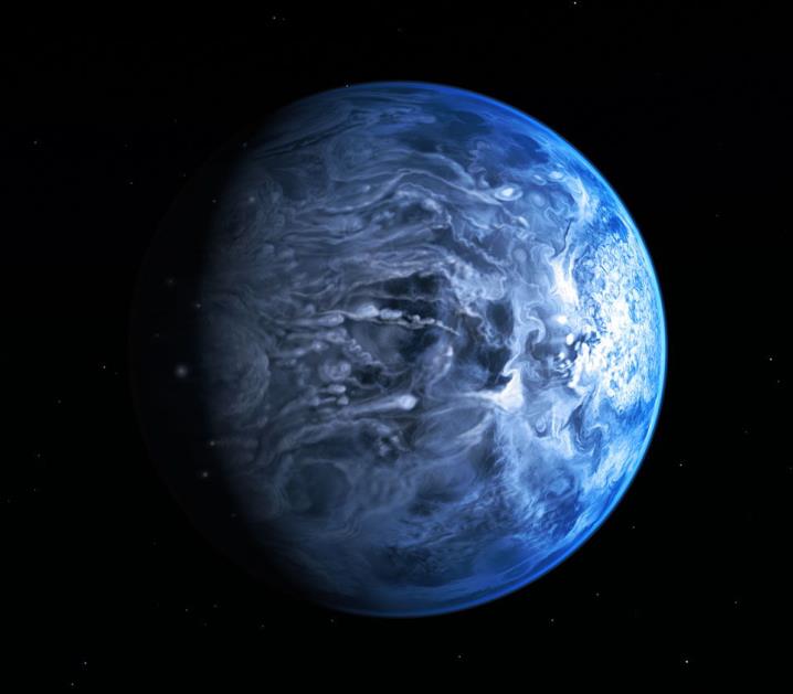 ATMOSFERY PLANET: HD 189733B Chmury i/lub mgła (od kilkuset do około 1000 km nad powierzchnią) są niezbędne by wyjaśnić obserwowane cechy widma.