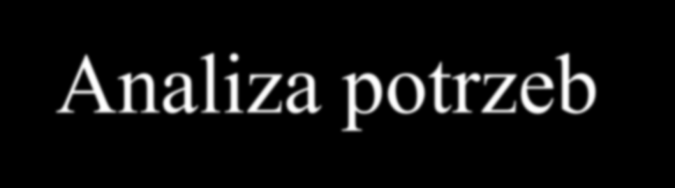 Analiza potrzeb i określenie celi priorytetowych Gimnazjum nr