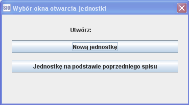 V. Podstawowe funkcje programu Nowy Otwórz Zapisz Importuj Eksportuj do jednostki prowadzącej 1.