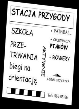 Moduł 3. Wymagania egzaminacyjne z przykładami zadań MODUŁ 3. WYMAGANIA EGZAMINACYJNE Z PRZYKŁADAMI ZADAŃ Kwalifikacja K1 T.7. Prowadzenie działalności turystycznej na obszarach wiejskich 1.