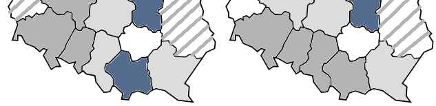 II.1. Dane o produkcji Regionalny rozkład wartości produkcji chemikaliów i wyrobów chemicznych b.d. b.d. 1,4 (5,1%) 2,5 (9,2%) 1,1 (4,0%) 3,4 (12,6%) 1,5 (5,6%) 2000 rok * 1,1 (4,0%) 1,0 (3,8%) b.d. 7,3 (26,9%) 0,3 (1,0%) 2,9 (10,7%) mld zł (% udział w produkcji ogółem) 0,1 (0,1%) b.