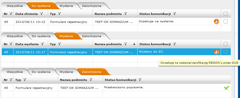 Instrukcja III, kroki 5-8 Zmiana Rodzaju, Instrukcja III, krok 5 Po zmianie Rodzaju, pojawi się nowe okno,