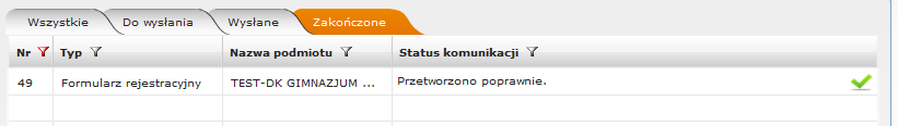 Instrukcja III, kroki 11-13 Zmiana Rodzaju, Instrukcja III, krok 11 Po zmianie Rodzaju pojawi się nowe okno, zniknie okno Daty wyłączenia szkoły z zespołu, Instrukcja