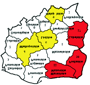 Struktura uszczerbku na zdrowiu wskutek chorób zawodowych w latach 2002-2006 60 50 40 30 20 10 0 do 5% 6-10% 11-30% 31-60% powyżej 60% 2002 2003 2004 2005 13,3 10,6 10,7 26,5 23,0 28,8 36,1 33,1 51,9