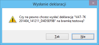 Podręcznik użytkownika Sage Symfonia e-deklaracje 15 Wybranie przycisku OK spowoduje pojawienie się okna komunikatu: Rys. 9 Komunikat z propozycją zmiany lokalizacji składowania e-deklaracji.