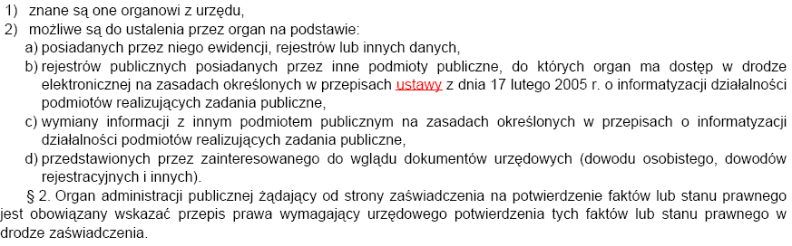 Zmiana Kodeksu Postępowania