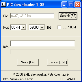 Programowanie procesora Do mikrokontrolera możemy od razu wgrać kod z programem analizatora albo najpierw załadować bootloader, a potem wgrywać oprogramowanie.