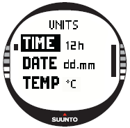 Synchronizacja Po włączeniu (On) ustawienia Sync Suunto X10 synchronizuje aktualną godzinę z sygnałem satelity zawsze podczas uaktywniania systemu GPS.