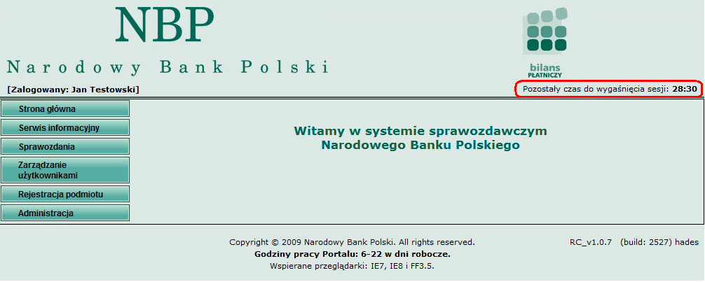 7 Funkcje PORTALU dla zalogowanych użytkowników Niniejszy rozdział opisuje funkcje systemu dostępne po zalogowaniu użytkowników (posiadających certyfikat dostępu do PORTALU). 7.