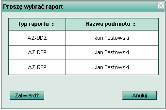 Po dodaniu pliku na listę, użytkownik może usunąć wybrany plik poprzez kliknięcie odnośnika Anuluj obok nazwy pliku.