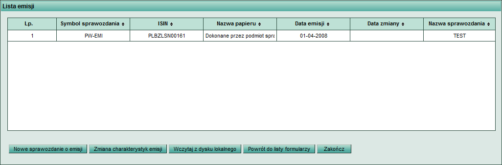 Rysunek 7-42. Komunikat potwierdzający wysłanie sprawozdania. Z uwagi na komunikację PORTALU z systemem sprawozdawczym, może minąć pewien okres czasu zanim wykonane operacje (np.