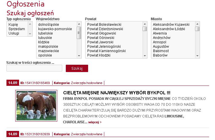 Jeżeli sam poszukujesz atrakcyjnych ofert kupna lub sprzedaży możesz je znaleźć na Portalu BUKACIARNIA.PL. Wystarczy przejrzeć Listę Ogłoszeń.