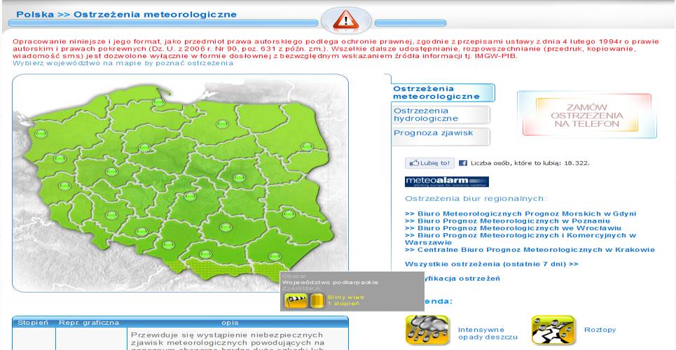 Wyświetla się pełna informacja na temat