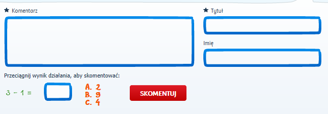 Komentarze Nawet jeśli nie masz jeszcze konta w serwisie, możesz komentować treści dodane przez innych użytkowników. Pamiętaj, żeby Twoje komentarze były zgodne z zasadami netykiety.