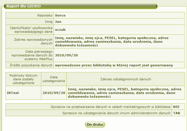 Zostanie otwarty dokument w formacie *.