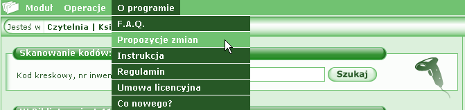 Wybieramy wolną kartę anonimową. Należy kliknąć, jeśli chcemy udostępnić. Możemy wydrukować kartę anonimową (aby np. włożyć w nią dowód lub legitymację czytelnika).