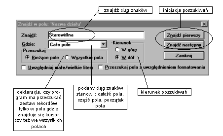 pole zaznaczane : Kliknąć lewym klawiszem myszy element zaznaczony na rysunku poniŝej lub uŝyć klawisz SPACJA, wtedy w kratce pojawi się lub zniknie krzyŝyk.