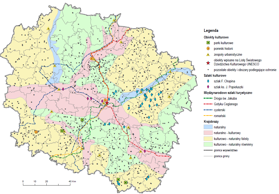 Landscape conditions Waloryzacja krajobrazu kulturowego Opracowanie własne: M.