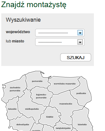 6 Znajdź Montażystę Baza danych kontaktowych Użytkowników, którzy wyrazili chęć reklamowania się na Portalu.