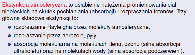 Straty energii, ekstynkcja : absorbcja,