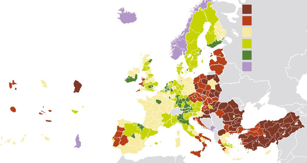 Produkt Krajowy Brutto na mieszkańca, 2008 GDP per inhabitant, in PPS, by NUTS