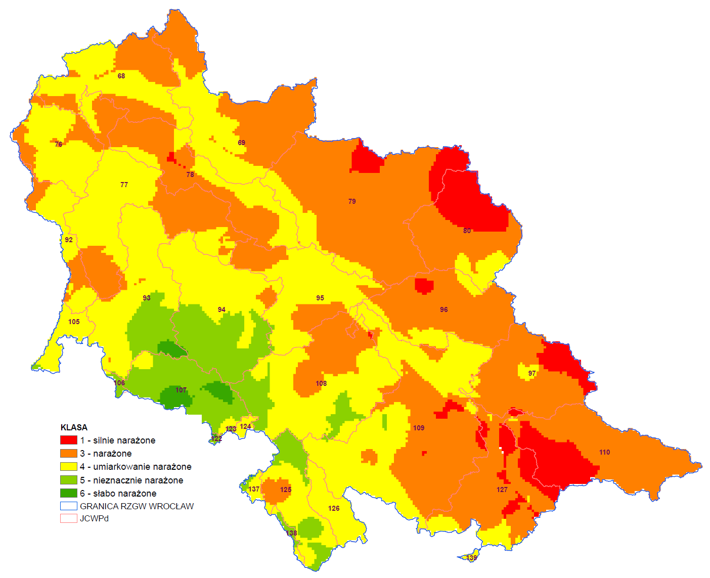 SYNTEZA do opracowania pt. Projekt planu przeciwdziałania skutkom suszy - Etap I Rys. 6.