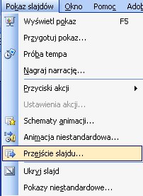 5.1 Zadanie problemowe Do prezentacji Elementy_komputera.ppt dodaj chronometraż tak, aby slajdy zmieniały się co 7 sekund, zastosuj te ustawienia do wszystkich slajdów.