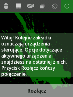 Lista urządzeń Po wybraniu opcji Wyszukaj urządzenia lub Urządzenia sparowane zostaniesz spytany o zgodę na włączenie adaptera Bluetooth jeśli ten nie był wcześniej włączony.