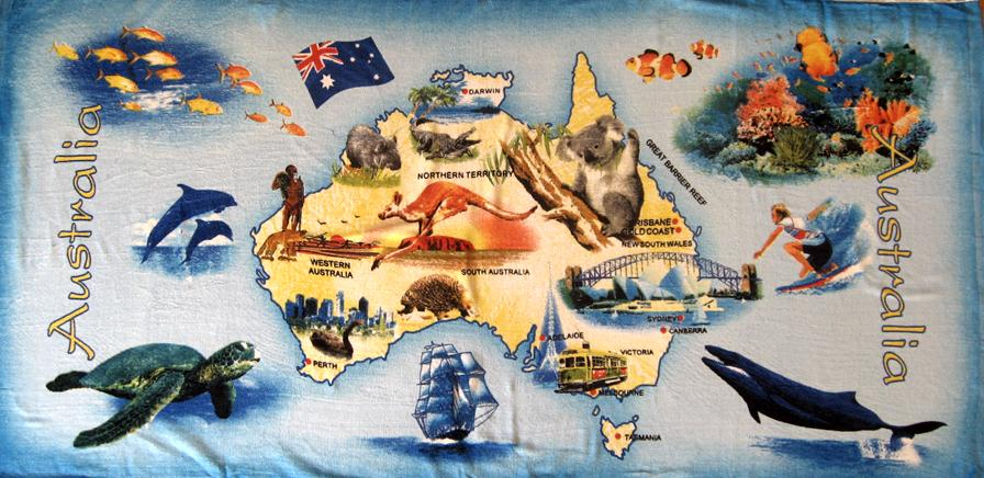 AUSTRALIA Pełna nazwa Australii brzmi Związek Australijski. Czerwony Ląd jest jedynym państwem na świecie, które jest jednocześnie najmniejszym kontynentem oraz największą wyspą na Ziemi.