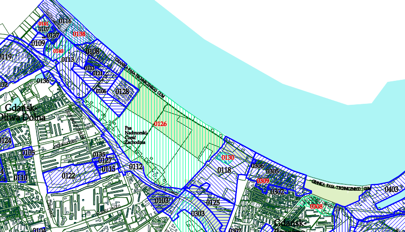 Miasto Gdaosk Miasto Gdaosk graniczy wzdłuż linii brzegowej Zatoki z obszarem ochrony ptaków Natura 2000 PLB220005 Zatoka, ponadto obszar ten obejmuje swymi granicami częśd terenów Portu Północnego