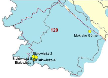 Rys. 24. Jakość wód podziemnych w powiecie jędrzejowskim w 2011 r.