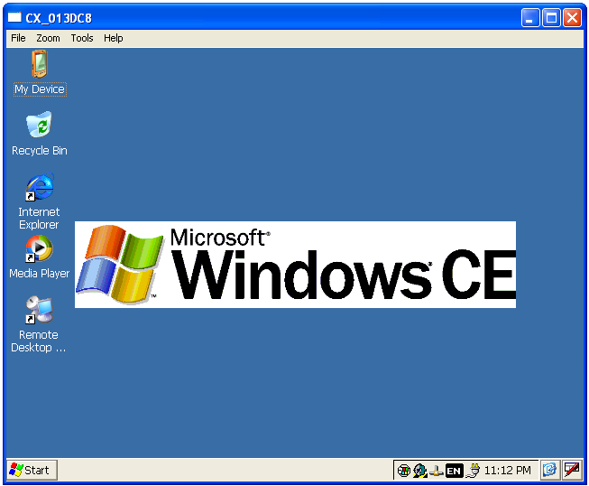 5. Zdalny pulpit systemu Windows CE Wykorzystując program CERHost.
