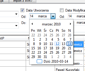 3.2 Ograniczenie importowanych danych daty W związku z tym iż każda firma pracuje inaczej to każda firma wymaga innego rozwiązania.