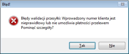 domyślnie uzupełniane wartościami z importowanego dokumentu utworzonego w programie Subiekt GT. UWAGA!