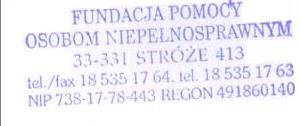 ZAPYTANIE OFERTOWE NR 1/KDZ/2015 z dnia 05.05.2015 r. upublicznione dnia 05.05.2015 r. na stronie internetowej: www.fpon.com.