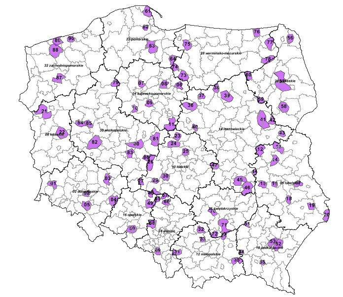 W 2012 r. opracowana została również ortofotomapa na potrzeby kontroli na miejscu przeprowadzanej metodą FOTO.