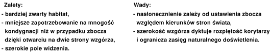 Wiele zboczy na Marsie jest bardzo wysokich, więc trudno byłoby zagospodarować je na całej wysokości. Trzeba wtedy zdecydować się na wejście u góry lub u podnóża zbocza.