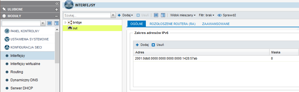 16. Wsparcie dla protokołu IPv6 Wszystkie urządzenia z serii Stormshield wspierają natywnie protokół IPv6 jednak opcja ta jest domyślnie wyłączone.