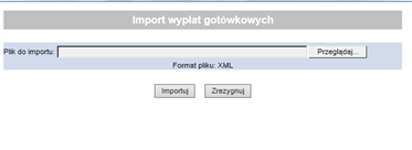 Rysunek 31 Okno wypłat gotówkowych w BGK@24BIZNES Pojawi się ekran jak niżej.