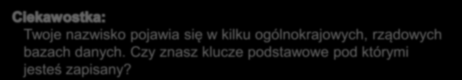 IV. MS ACCESS Tworzenie tabel Wskazywanie klucza podstawowego Kiedy już skonfigurujesz pola dla swojej nowej tabeli, musisz się