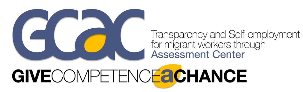 Projekt: GC-AC Give Competence A Chance Transparency and Self-employment for migrant workers