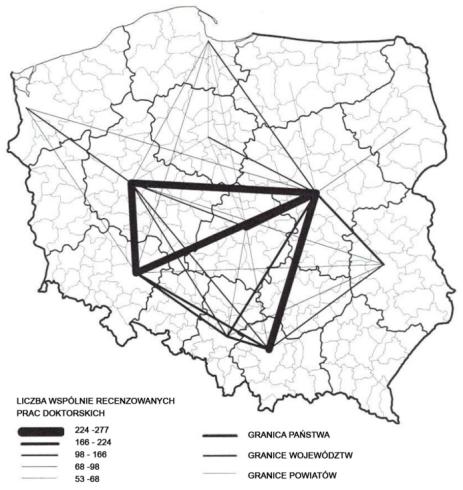 182 wyróżnionych jedynie 16% reprezentowało Polskę Zachodnią (w większości z Wrocławia oraz Poznania, a także trzy ze Szczecina i jeden z Opola).