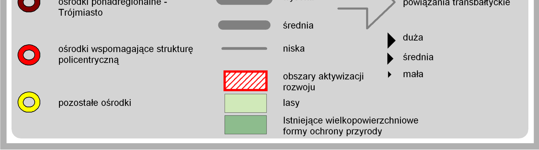 układ transportowo-infrastrukturalny oraz obszary o szczególnych cechach i wartościach ekologicznych i społeczno-gospodarczych. 11