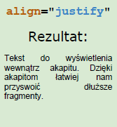 Akapit (paragraf) tekstu Akapit stanowi blok tekstu. Następujące bezpośrednio po sobie akapity są oddzielone przerwą w tekście (pustą linią).