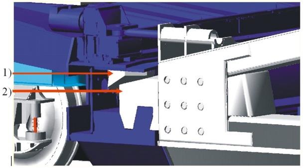 Badania numeryczne wagonu po modyfikacjach konstrukcyjnych wg EN-PN 12663 Modele i symulacje multibody Strefy kontaktów w modelu