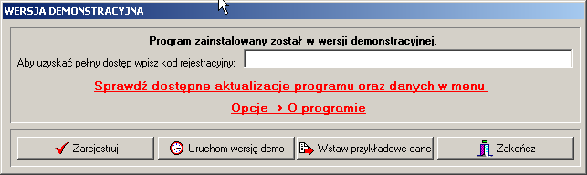 należy podać: Serwer nazwa serwera z instalacji punkt 3 (jest to nazwa sieciowa komputera na którym zainstalowana jest baza danych, można ją odczytać w panelu sterowania).